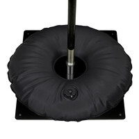 Ground plate, black with black water bag