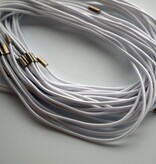 Elastic cord, white