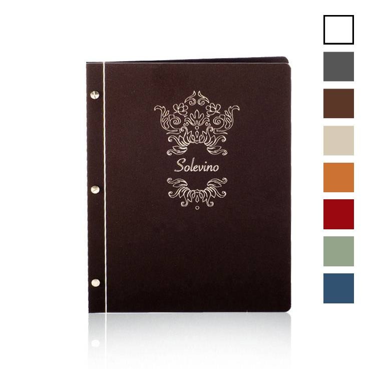 Coated A4 Menu, Book Screw