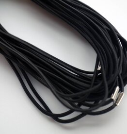 Elastic Cord, Black, Small (10 Pieces)