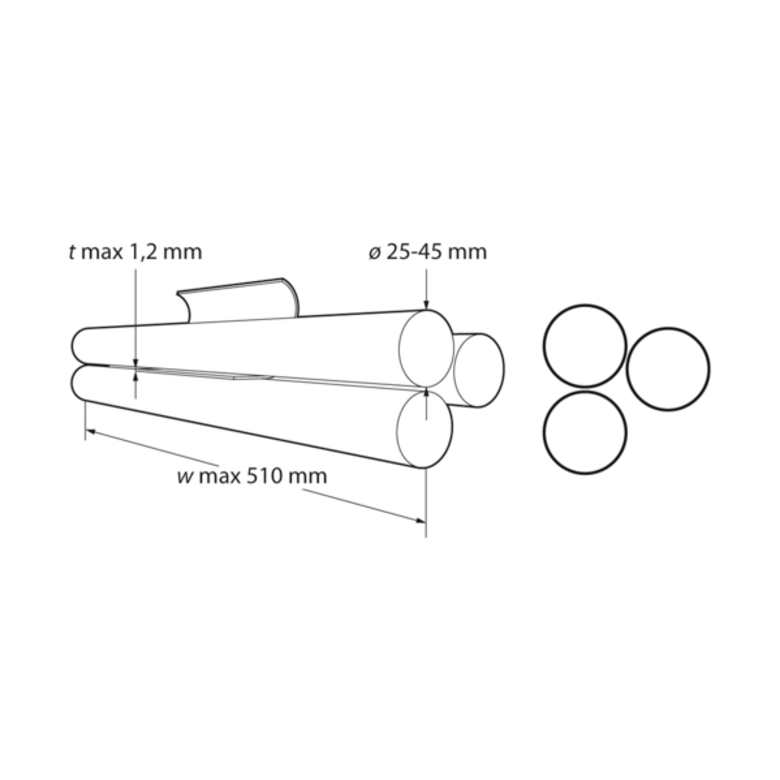 NOSSTEC NOSSTEC Rouleuse à tôle 4126
