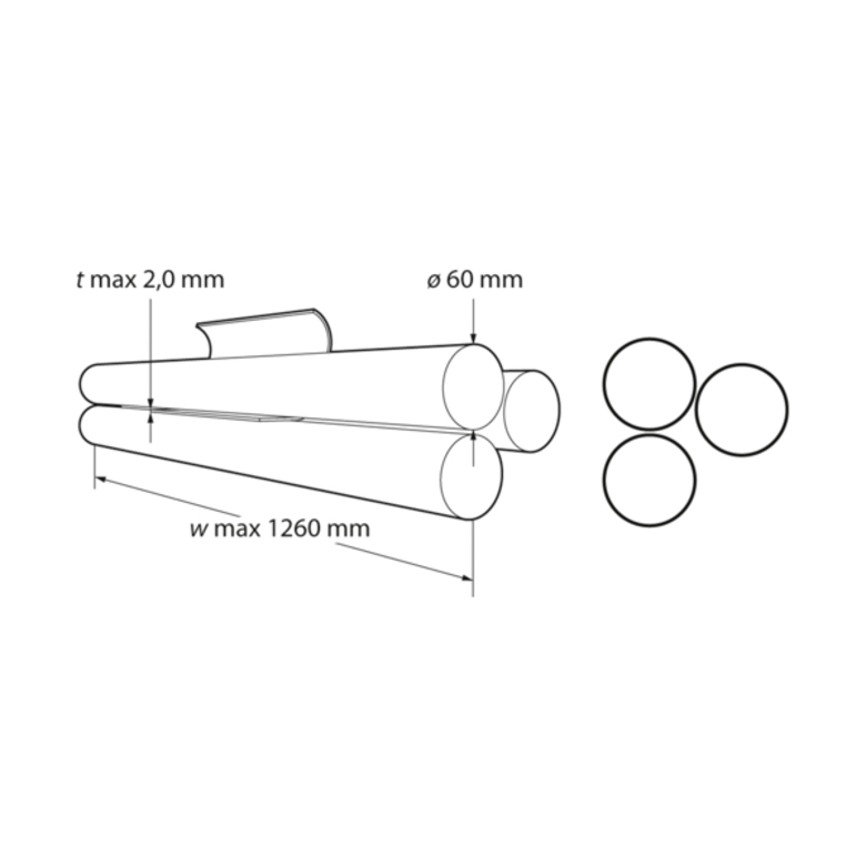 NOSSTEC NOSSTEC Bending Roll Machine 4132