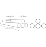 NOSSTEC NOSSTEC Rouleuse à tôle 8344