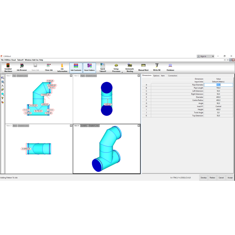 Logiciel AUTODESK CAMDuct