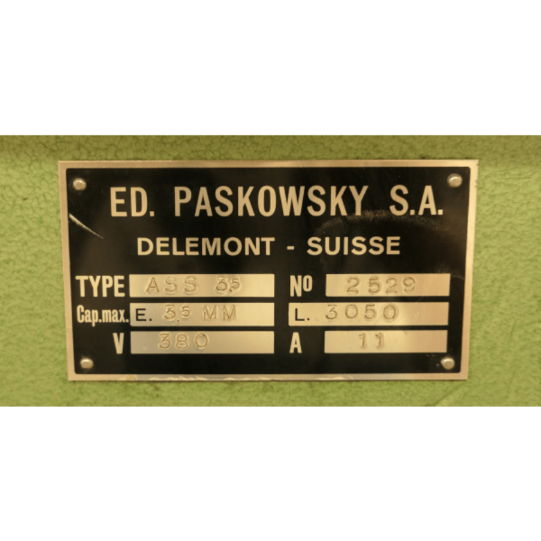 M1388 Eclair Guillotine Shear ASS Used