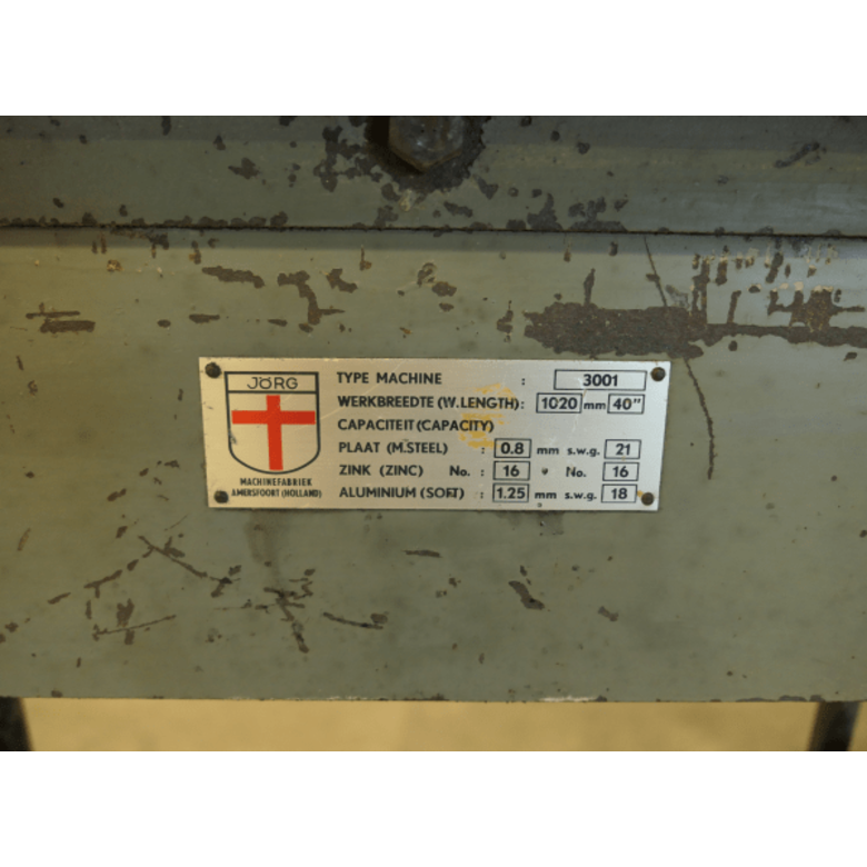 JÖRG M1389 JÖRG Folding Machine 3001 Used