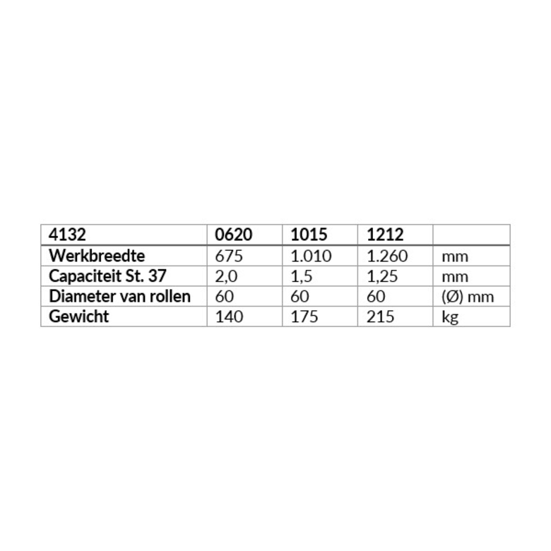 NOSSTEC NOSSTEC Bending Roll Machine 4132