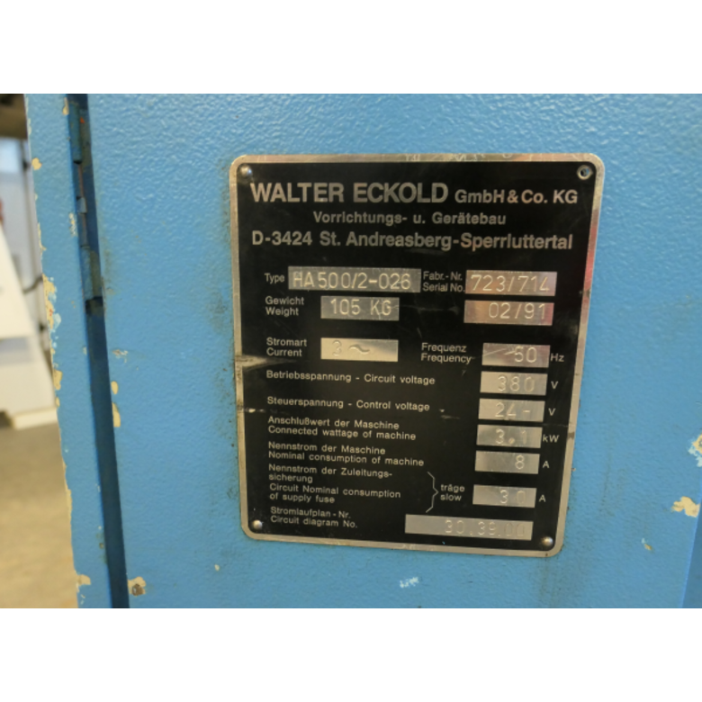 ECKOLD M1421 ECKOLD Hydraulic drive HA 500/2-026 Used