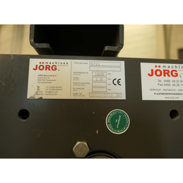 JÖRG M1440 JÖRG Wulstmaschine 5711 Gebraucht