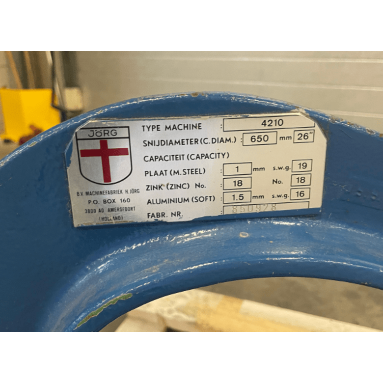 M1454 JÖRG Circular Shear 4210 Used