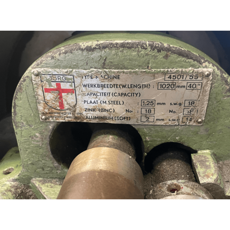 JÖRG M1400 JÖRG Bending Roll Machine 4501 Used