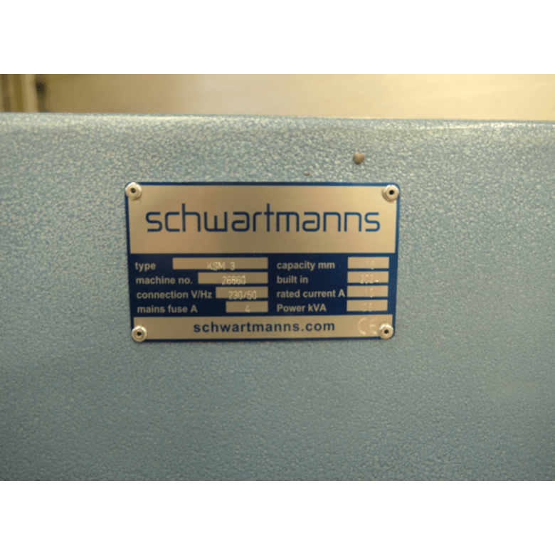 M1446 SCHWARTMANNS Rondschaar KSM 3 Gebruikt