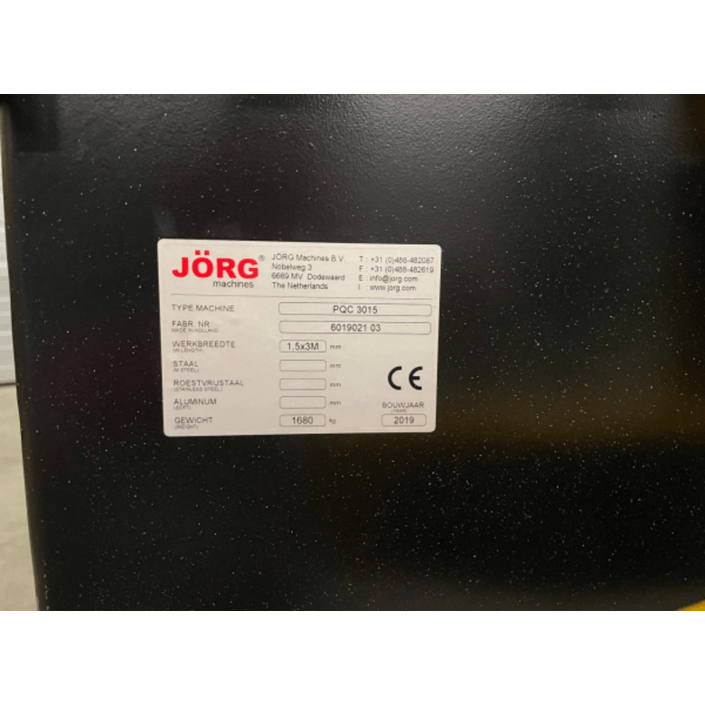 JÖRG M1458 JÖRG Plasma Cutting Machine PQC 3015 Used