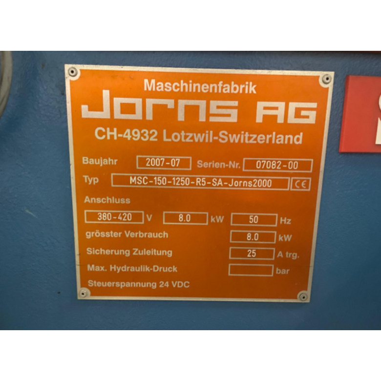 M1466 JORNS Querteilanlage MSC 150 Gebraucht