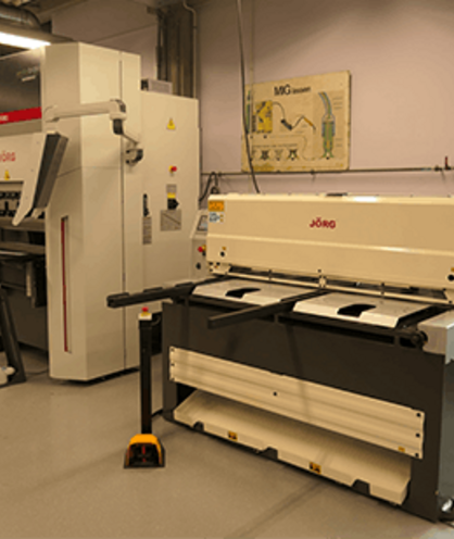 Workshop modernised with a Dener press brake and JÖRG guillotine shear