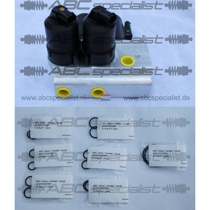 MERCEDES BENZ Kit di riparazione guarnizioni kit guarnizioni valvola ABC A2203200358