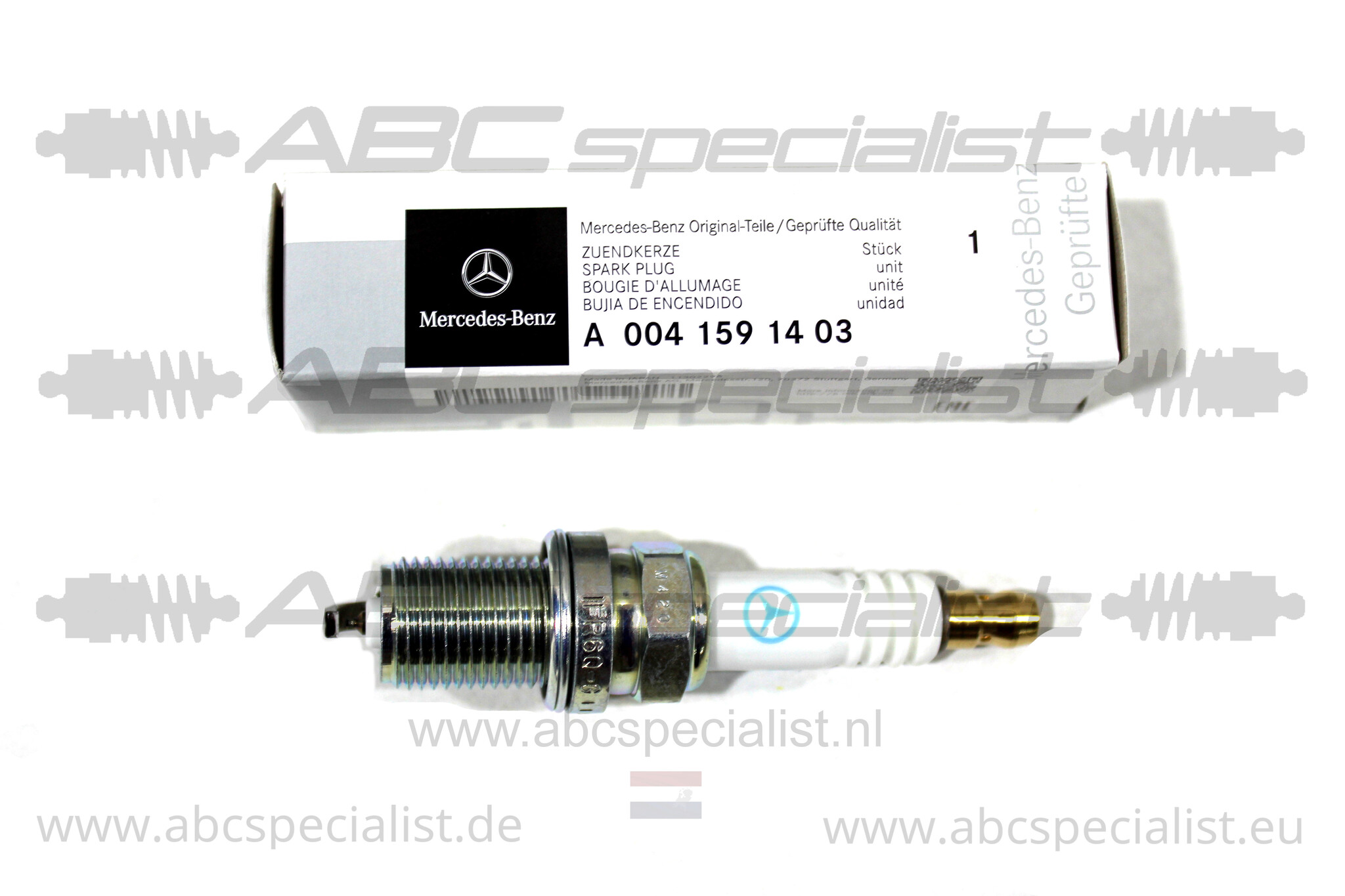 MERCEDES-BENZ Mercedes Bougie d'allumage pour moteur V12 bi-turbo M275 M285 (Iridium) A0041591403