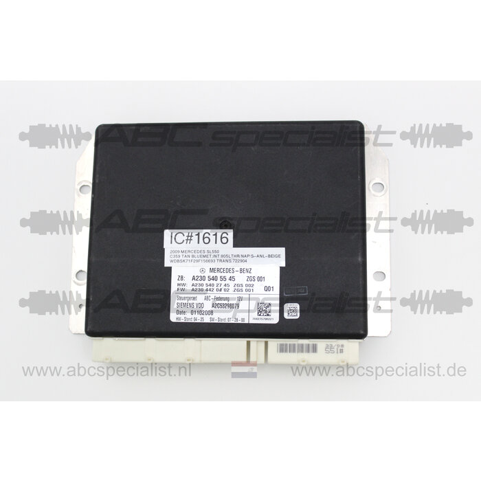 MERCEDES-BENZ Mercedes ABC computer module regeleenheid N51/2 voor R230 SL-klasse facelift A2305404345 A2305404245