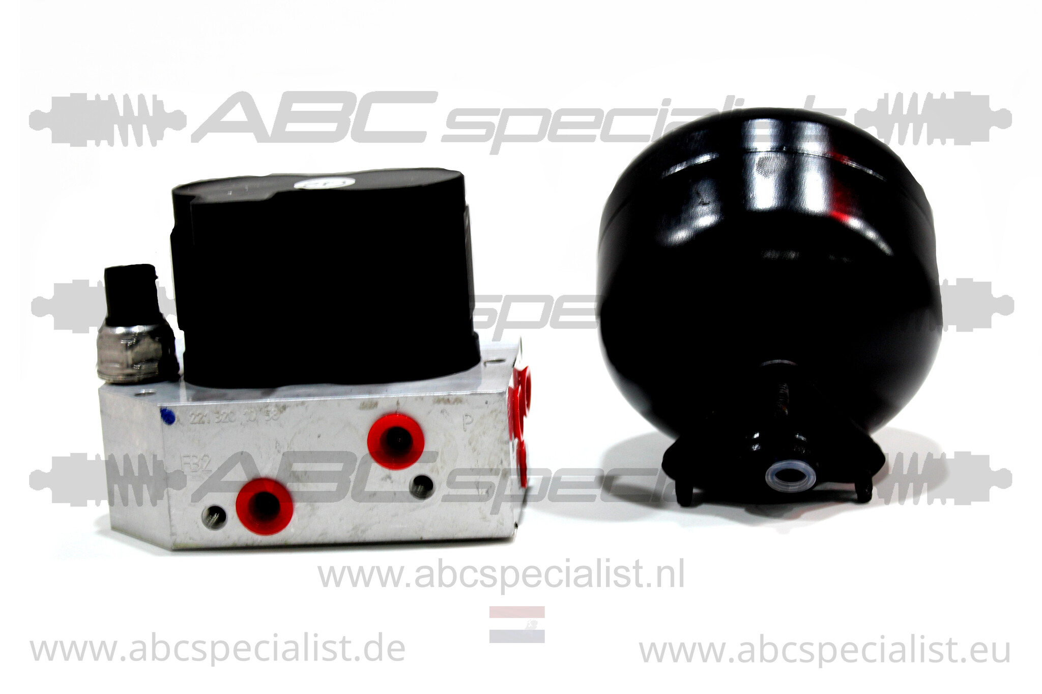 MERCEDES-BENZ Mercedes SL-Klasse R230 ABC Ventiel Achter complete unit A2213200358 A2213201058