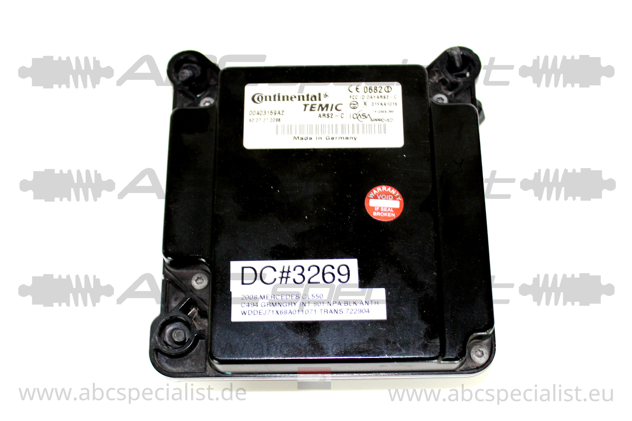 MERCEDES-BENZ Mercedes CL-Class C216 S-Klasse W221 Distronic Cruise Radar Sensor A2215405701 A2215408445