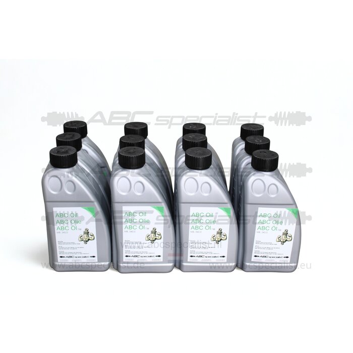 MERCEDES-BENZ Mercedes Paquete completo de enjuagar de aceite hidráulico ABC FLUSH (12 litros + filtro original)