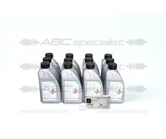 MERCEDES BENZ Pacchetto completo sciacquare olio idraulico ABC FLUSH (12 litri + filtro originale)