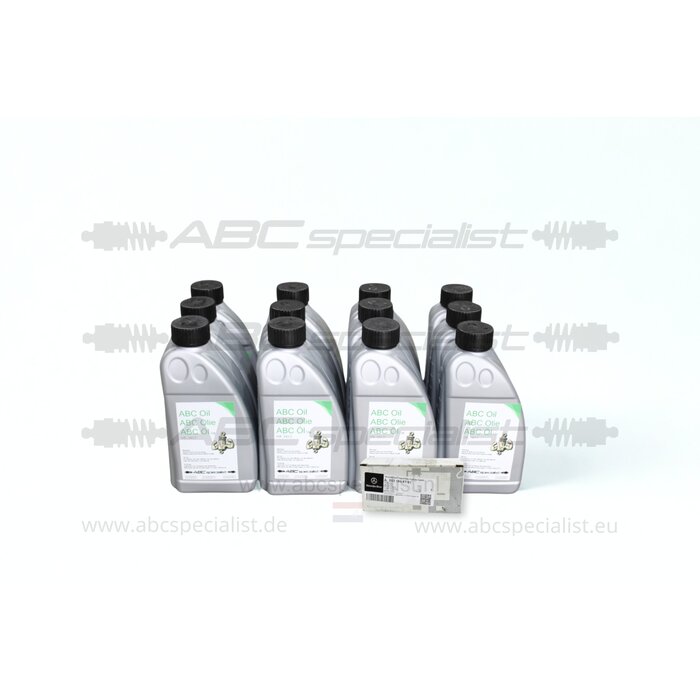 MERCEDES-BENZ Mercedes Pack complet de rinçage d'huile hydraulique ABC FLUSH (12 litres + filtre d'origine)