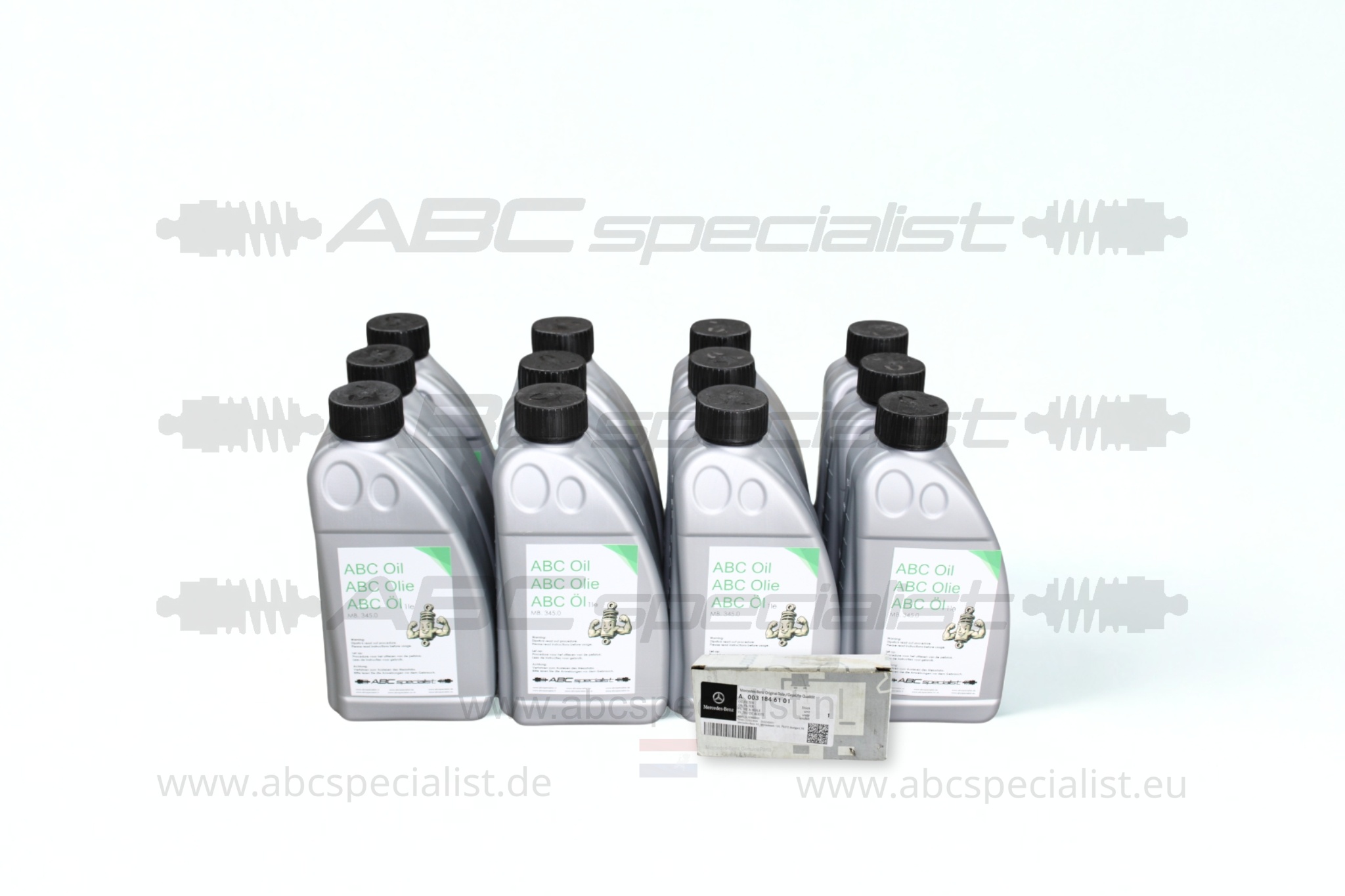 MERCEDES-BENZ Mercedes Komplettes ABC FLUSH Hydrauliköl-Spülpaket (12 Liter + Originalfilter)