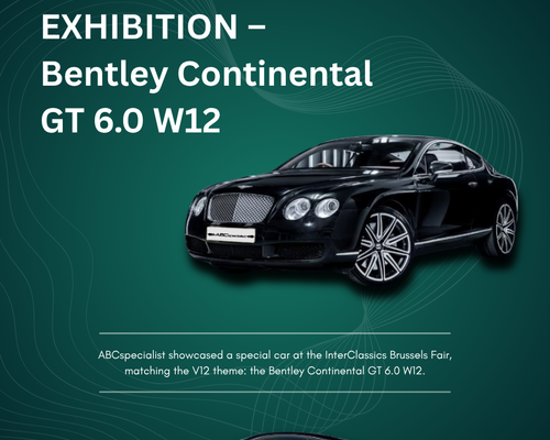 Bentley Continental GT 6.0 W12 a InterClassics Bruxelles
