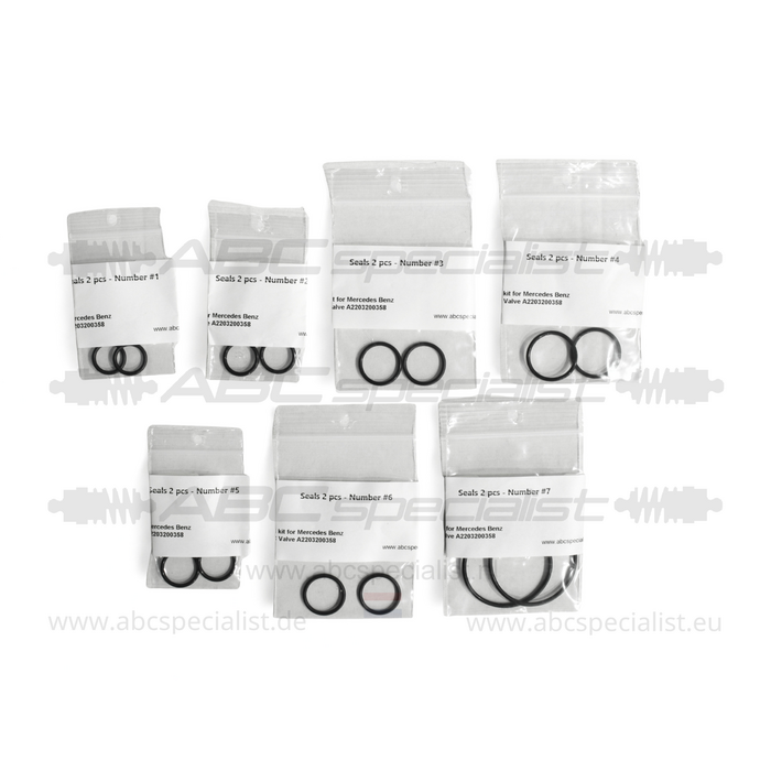 MERCEDES-BENZ ABC Valve Seal Kit S-Class W220, CL-Class C215 & SL-Class R230 – Gaskets, Seals, Repair Kit – A2203200358