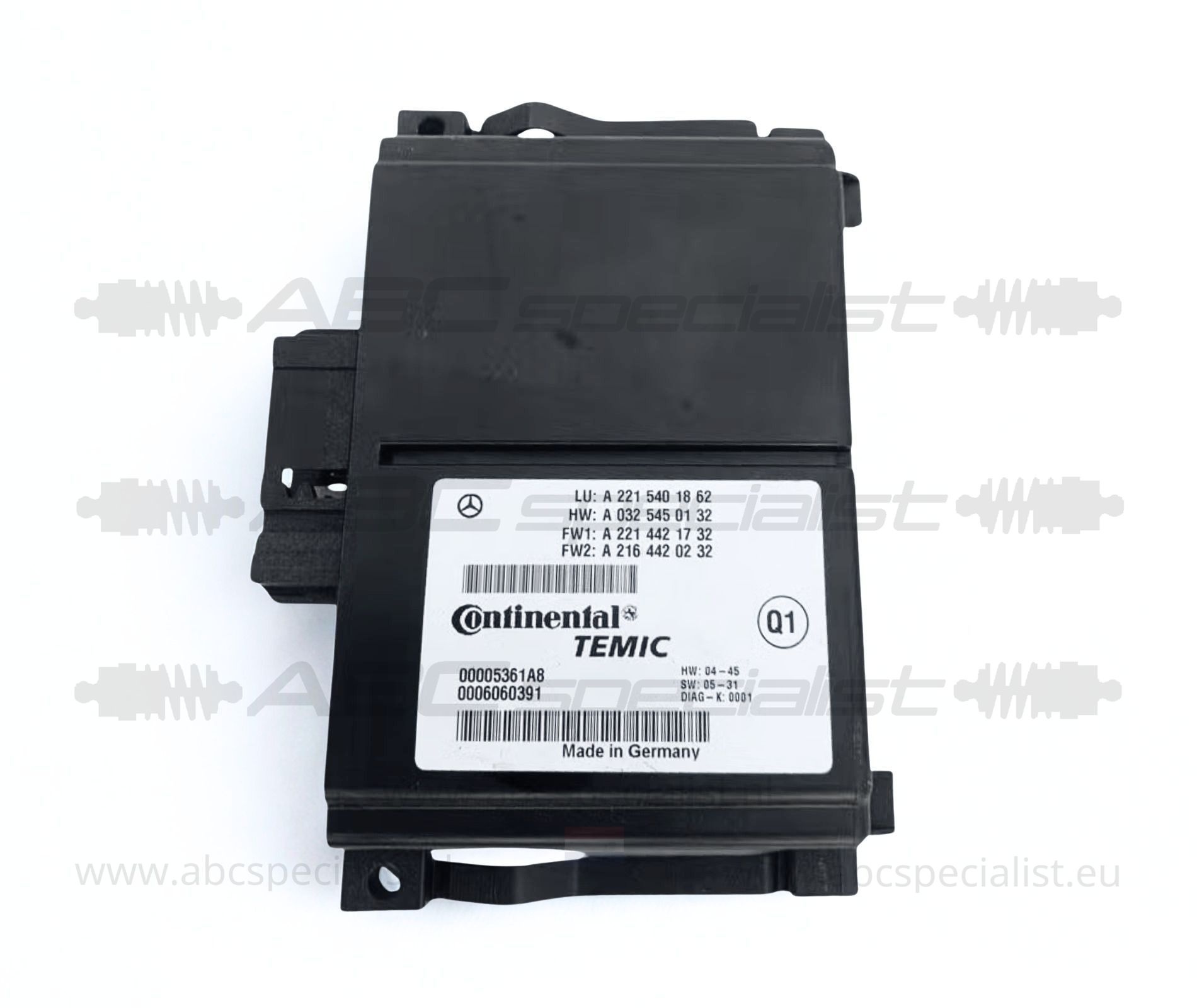 MERCEDES-BENZ Unité de commande de module de stationnement Mercedes RDU pour W221 classe S C216 classe CL A221540186 A2215409501