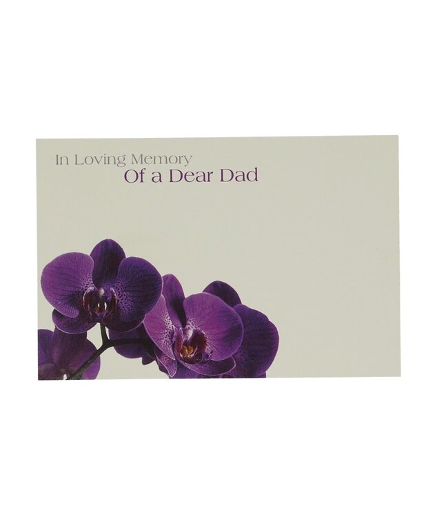 Labels Kaart 9*6cm x50 Memory DAD | Per stuk te bestellen