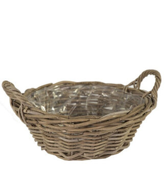 4A Mandwerk rotan Schaal d40*14cm  | Per stuk