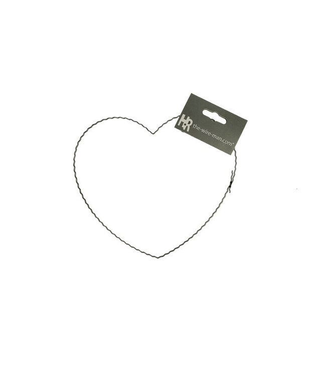 Cœur en fil naturel | Diamètre 20 centimètres | Commande par 10 pièces