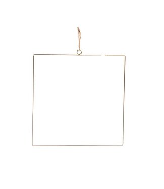 LDD Square 30cm metal medium SB gold | Per 20 stuks