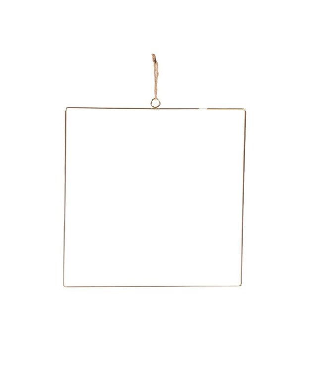 Square 30cm metal medium SB gold | Per 20 stuks te bestellen