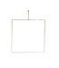 Square 30cm metal medium SB gold ( x 20 )