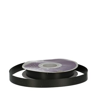 4A Schwarzes Polysetaband | 19 Millimeter breit | Länge 91 Meter | Pro Stück