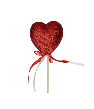 4A Moederdag 50cm Hart glitter 7cm | Per 25 stuks