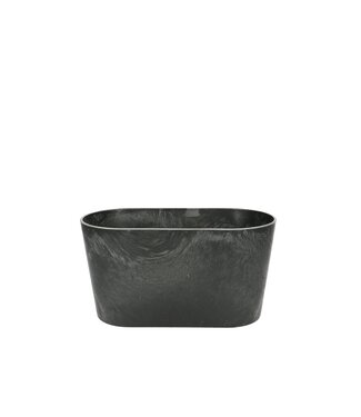 4A Bac à fleurs en mélamine plastique gris | Dimensions 20 x 10 x 10,5 centimètres | Par 12 pièces