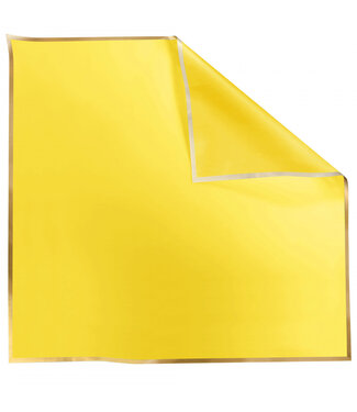 4A Gelber Cachotier-Folienbogen | Größe 70 x 70 Zentimeter | Pro 100 Stück