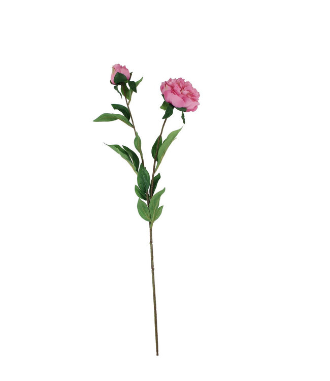 Kunstbloemen Paeonia 87cm ( x 12 )