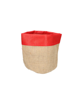 4A Potcovers Jute Facile d13*13cm | Per 10 stuks