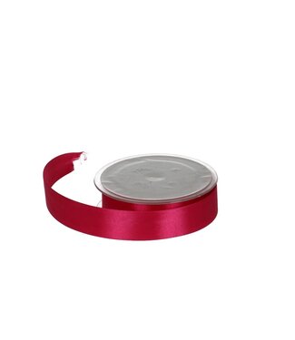 4A Ruban de satin de couleur fuchsia | Largeur 25 millimètres | Longueur 25 mètres | Par pièce