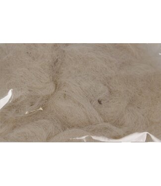 QC Fuzzy fibre 250 gram in poly Bleach Natural | Per 5 stuks