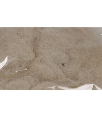 QC Natürliche, gebleichte, flauschige Faser im Plastikbeutel | Gewicht 250 g | Pro 5 Stück
