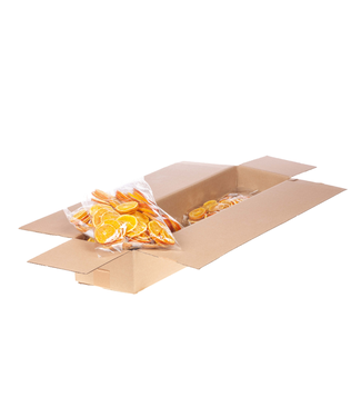 LDD Orange slice 250gr bag SB natural orange | Per 4 stuks