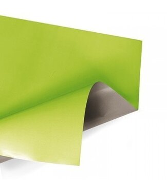 4A Feuille duo vert mat gris | Format 70 x 70 centimètres | Par 100 pièces