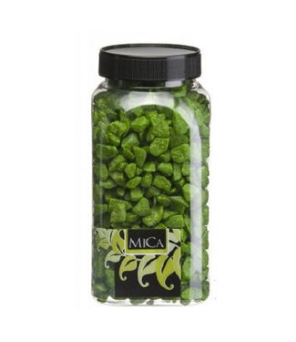 4A Apple green gravel garnish | Gravel diameter 10-15 millimetres | Weight 1 kilogram | Per piece