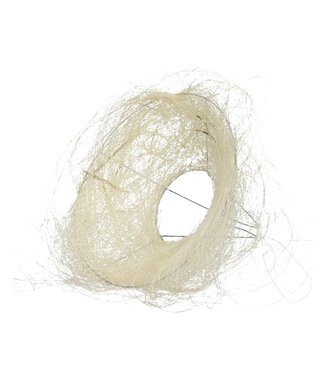4A Crème porte-bouquet Sisal | Diamètre 20 centimètres | Par 10 pièces